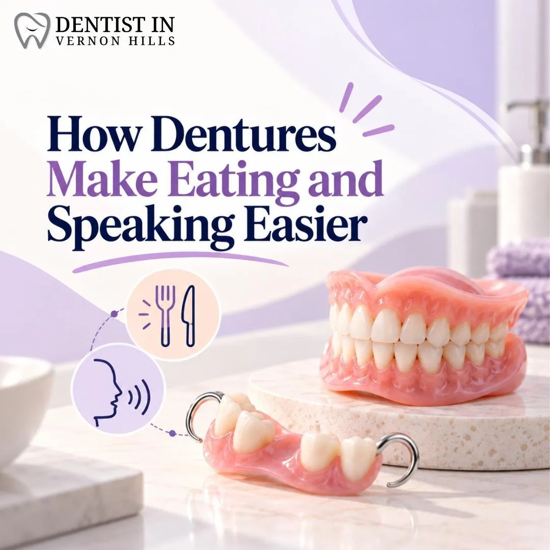 How Dentures Make Eating And Speaking Easier