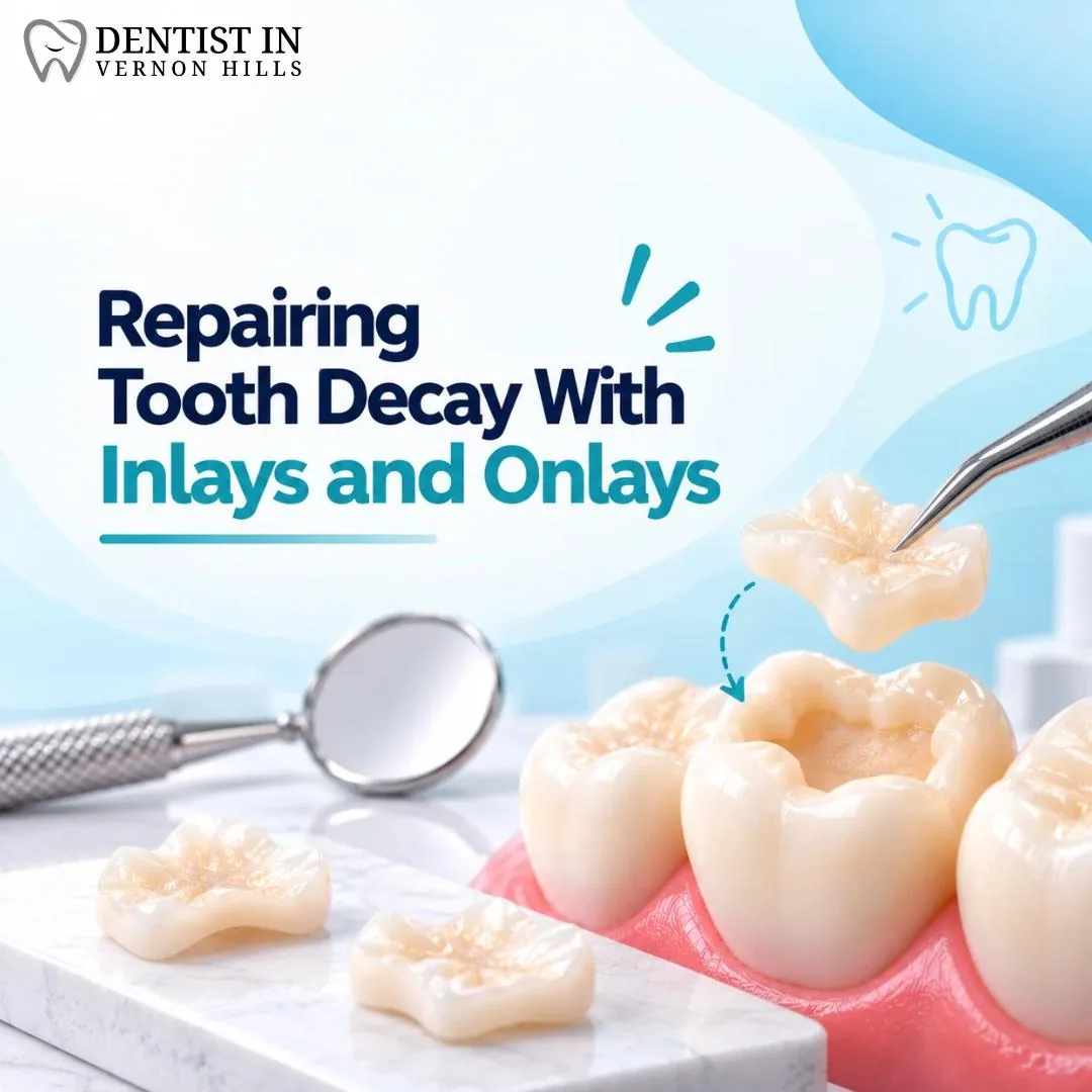 Repairing Tooth Decay with Inlays And Onlays